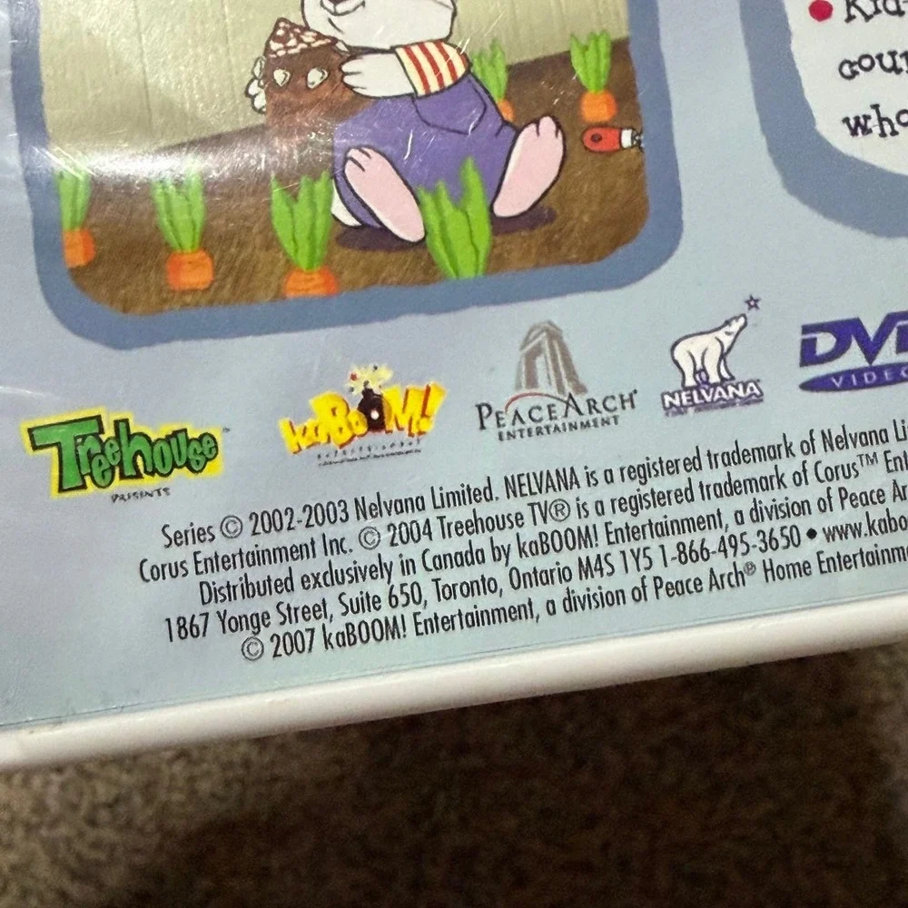 2004 max & ruby DVD's